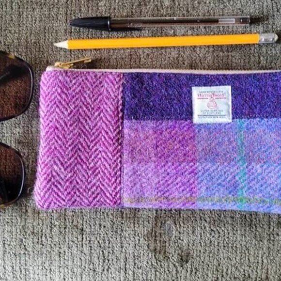 💜🩷Handmade Harris Tweed Accessories set🩷💜 - Picture 12 of 13